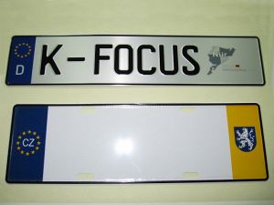 Aluminum  Car  Name-Plate
