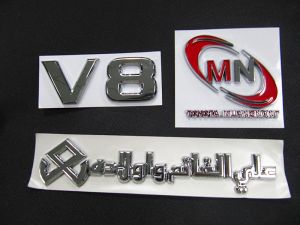 Plastic Injection chrome logo