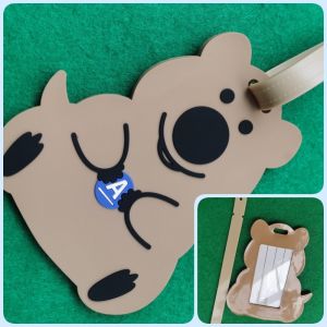 Bear  luggage  tag