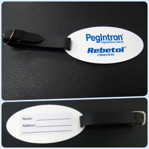 Aluminum printed luggage tag