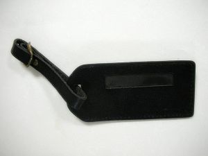 Leather    Luggage  hang  tag